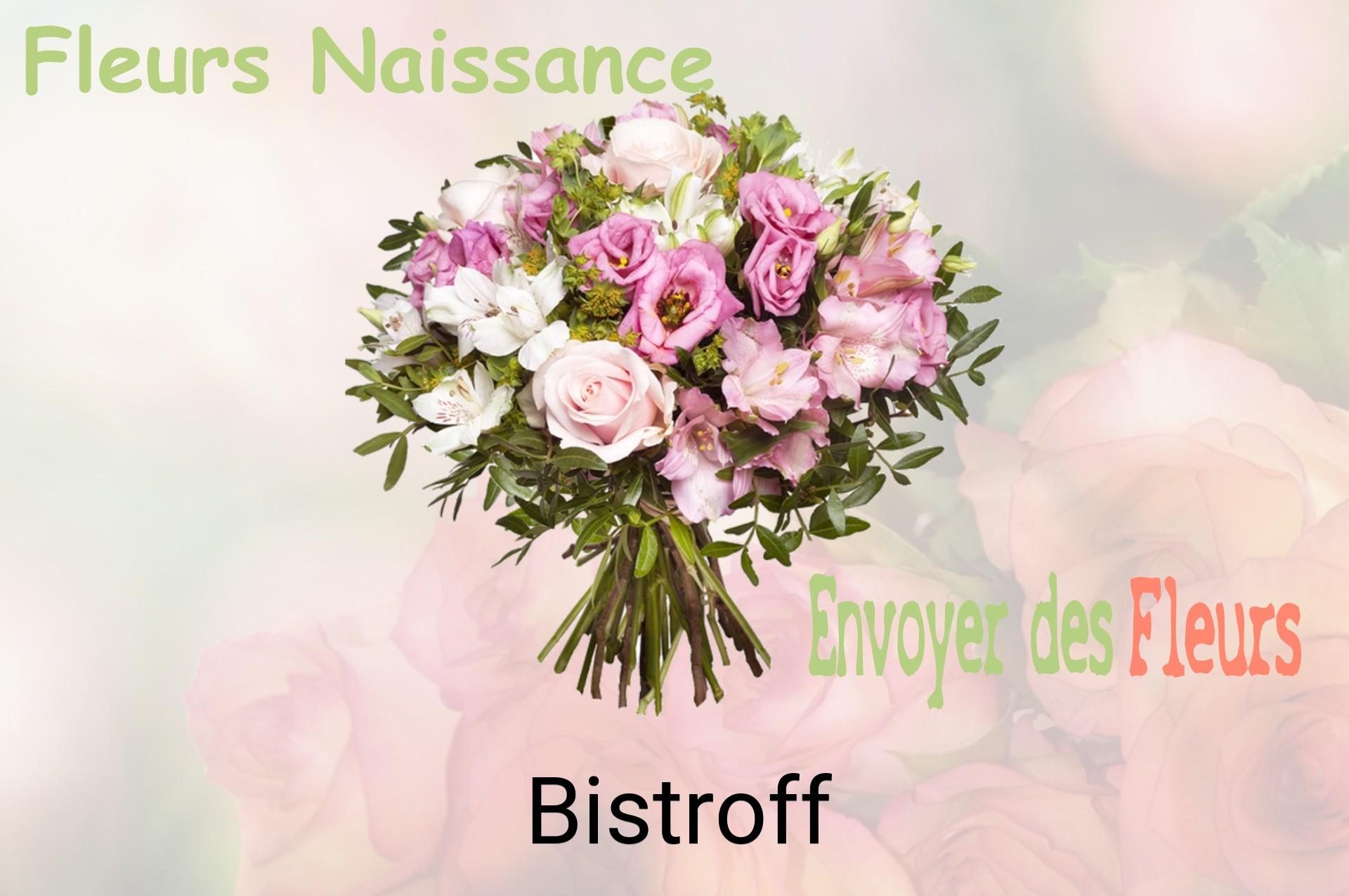 Bouquet de fleurs de naissance livré à Bistroff